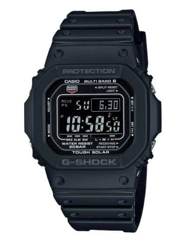 CASIO G-SHOCK PROTECTION UR HERRE I SORT GUMMI - GW-M5610U-1BER