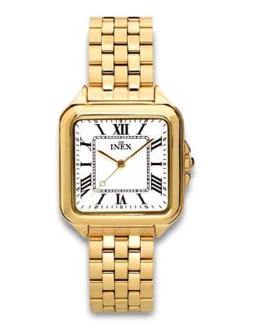 INEX UR DAME GULD FARVET FIRKANTET 27 MM - A56566D4X