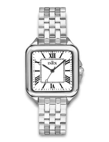 INEX UR DAME STÅL FIRKANTET 27 MM - A56566S4X
