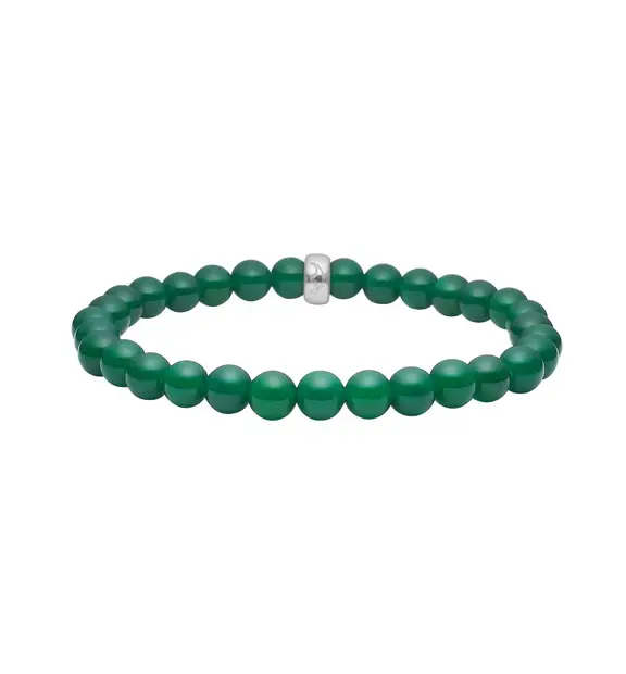 HEINZENDORFF STEN ARMBÅND MED GRØN AGAT- 80120620900