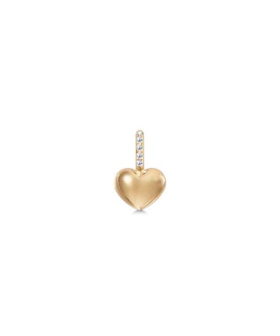 JULIE SANDLAU PURE LOVE VEDHÆNG I 14 KARAT GULD MED BRILLANTER - YG14-PD435