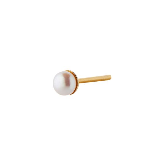 STINE A TRES PETIT PERLE ØRERING FORGYLDT - 1326-02-S