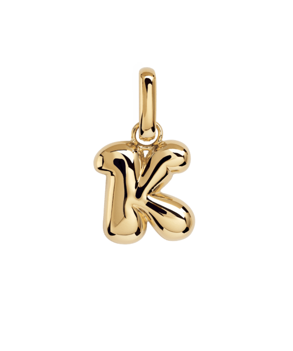 CAMILLE BRINCH K PUFFER LETTER FORGYLDT SØLV - KPUL-FG-P