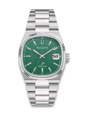 BULOVA CLASSIC SUPER SEVILLE G UR HERRE MED GRØN SKIVE 38 MM - 96B439