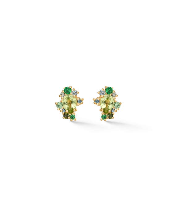 MADS Z FOUR SEASONS SPRING PETIT SPRING ØRESTIKKER I 14 KARAT GULD - 1516029