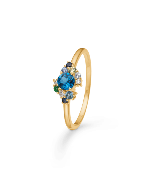 MADS Z FOUR SEASONS WINTER PETITE RING I 14 KARAT GULD - 1546027