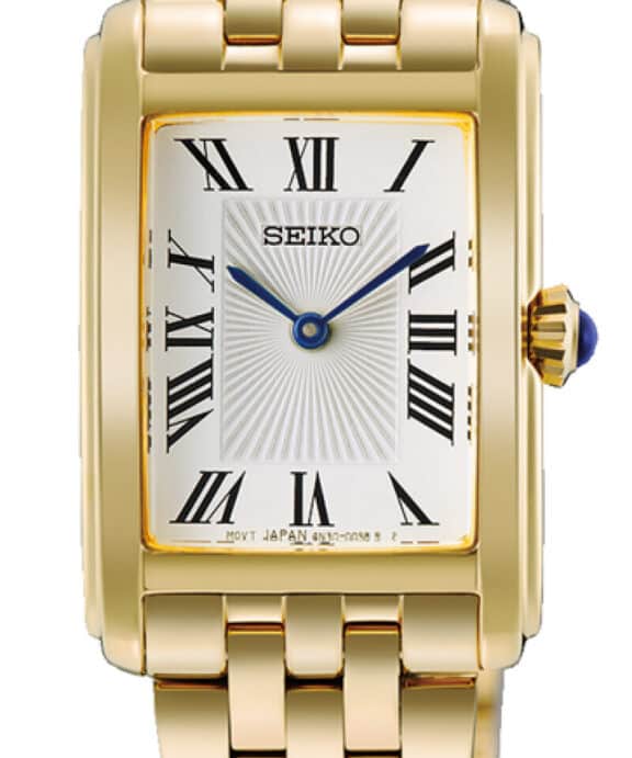 SEIKO CAPRICE UR DAME FIRKANTET GULD FARVET - HGG001P1