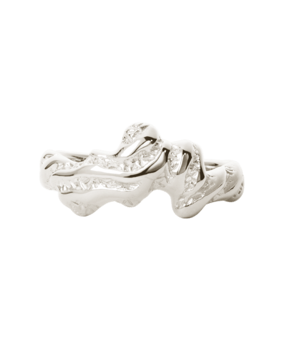 CAMILLE BRINCH SWAY ZEBRA RING I SØLV - SWZR