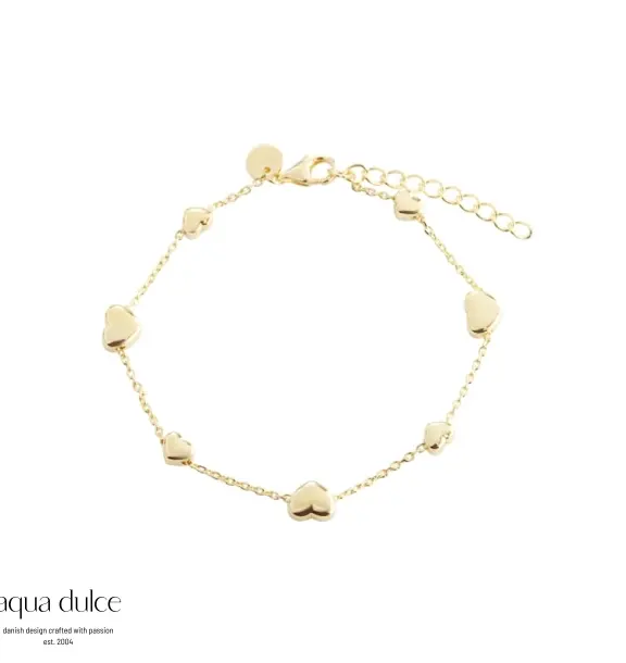 AQUA DULCE KARLA ARMBÅND FORGYLDT - 6430