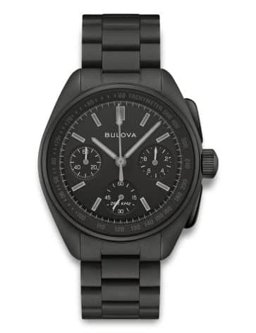 BULOVA LUNAR PILOT LIMITED EDITION UR HERRE I SORT PVD STÅL - 98A335