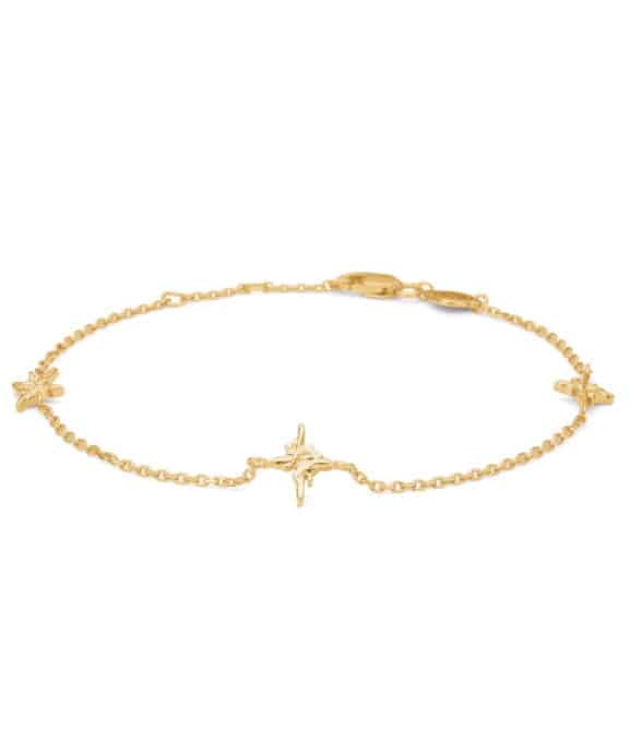 STUDIO Z ARCTIC ARMBÅND I FORGYLDT SØLV 16+2 CM - 7250941