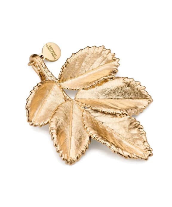 FLORA DANICA ROSENBLAD JULEPYNT MED 18 KARAT FORGYLDNING - FDJ-XMAS-ROSENBLAD-G
